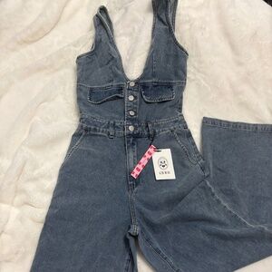 jean jumpsuit